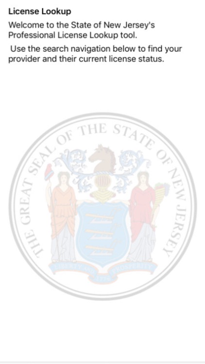 NJ Pro License Lookup