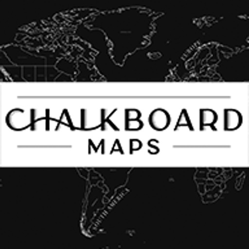 Chalkboard Maps