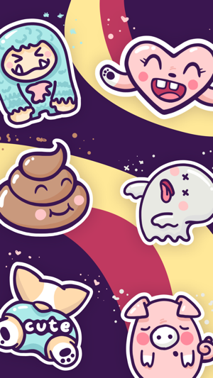 Enjoy the Cuteness Stickers