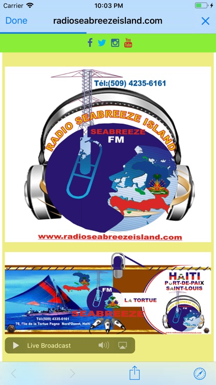 Radio seabreeze island