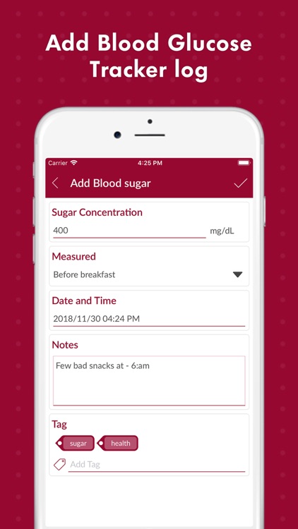 Blood Sugar Tracker