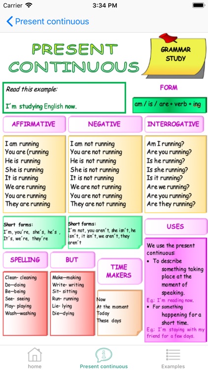 Learn Present Continuous screenshot-3