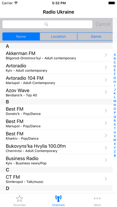 Radios of Ukraine Screenshot 1