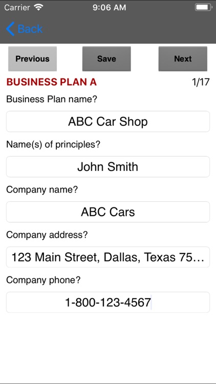 Business Plan Builder