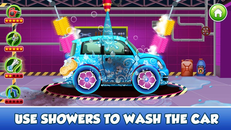 Girls Car Wash Workshop Game screenshot-0