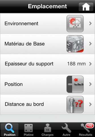 Hilti Anchors Selector screenshot 2