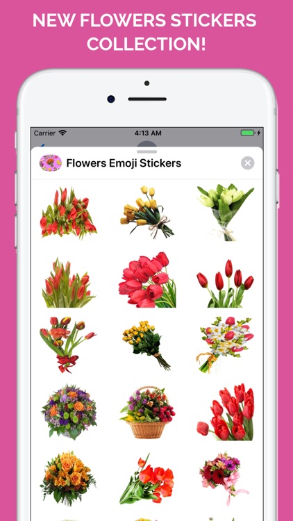 Flowers Emoji Stickers screenshot-9