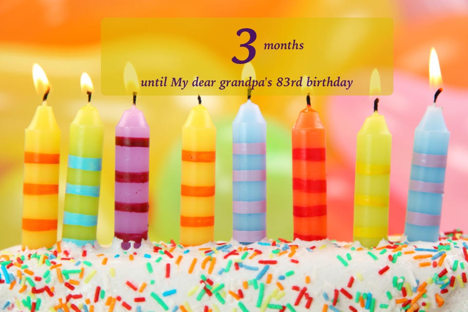 Birthday Countdown ‎ screenshot 4