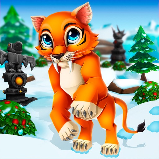 Sabertooth Tiger Ice Adventure Icon