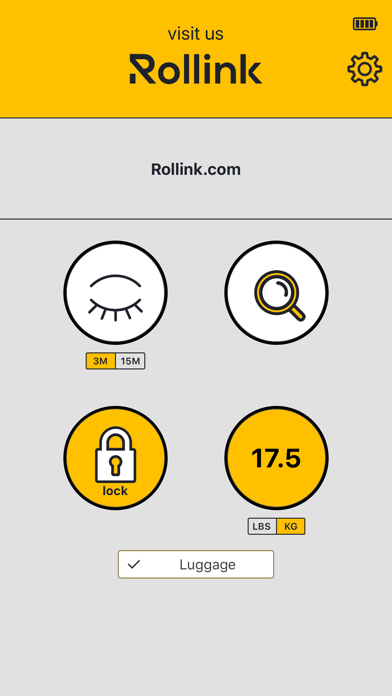 Rollink smart luggage screenshot 3