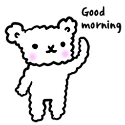 timid office worker white bear