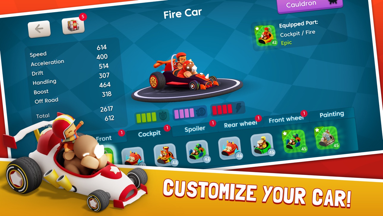 Starlit On Wheels: Super Kart - VIP Hack screenshot 6 - iOS game interface