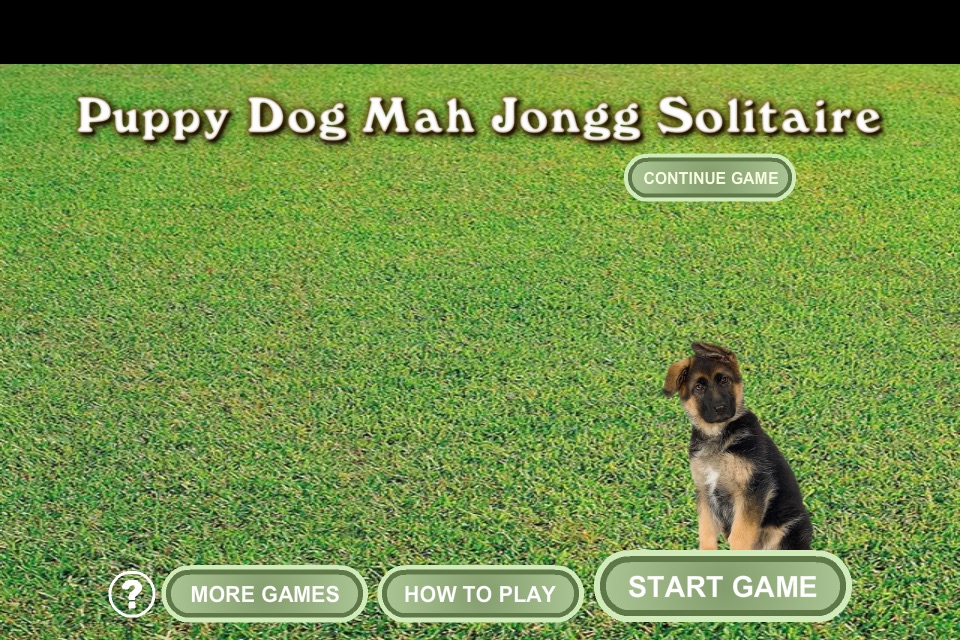 Puppy Dog Mah Jongg Solitaire screenshot 2