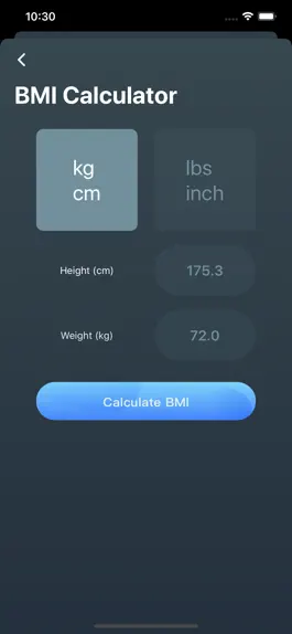 Game screenshot BMI Diary-bmi calculator‰ hack