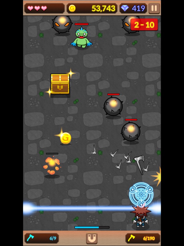 Axe Knight, game for IOS