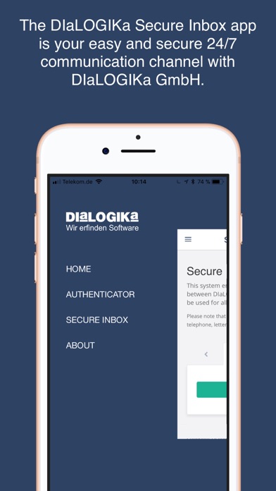 How to cancel & delete DIaLOGIKa Secure Inbox from iphone & ipad 2