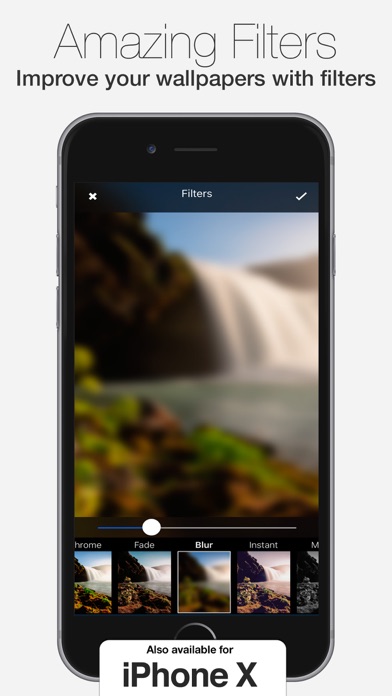 Blur Wallpapers Pimp Your Blur Wallpaper for IOS 7 Screenshot 4