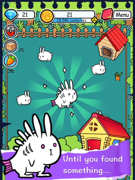 Rabbit Evolution Merge in Farm на iPad