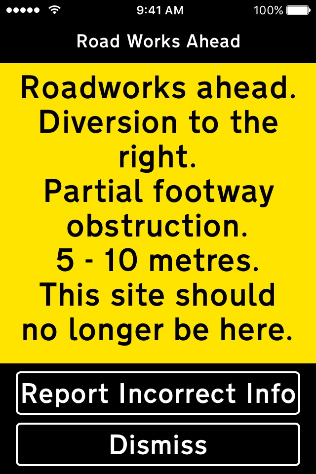 Sight Line for Road Works screenshot 2