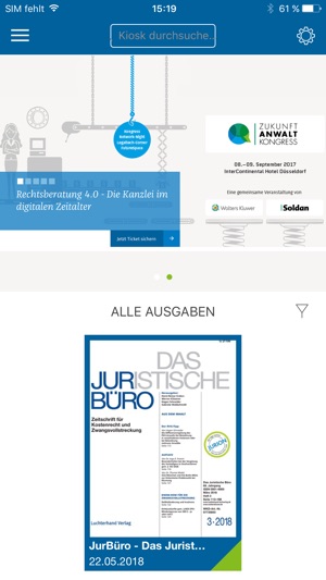 Wolters Kluwer Zeitschriften(圖1)-速報App