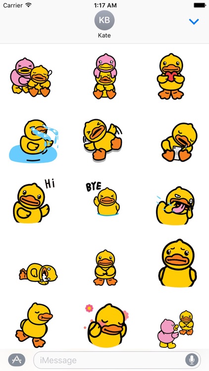 Animated Crazy And Cute Duck