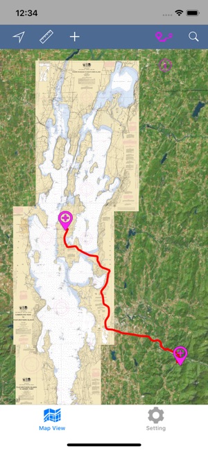 Lake Champlain – Boating Map(圖7)-速報App