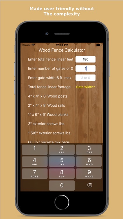 WoodFenceCalc