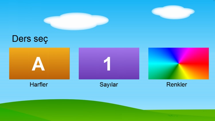 Türkçe Harfler Sayılar Renkler