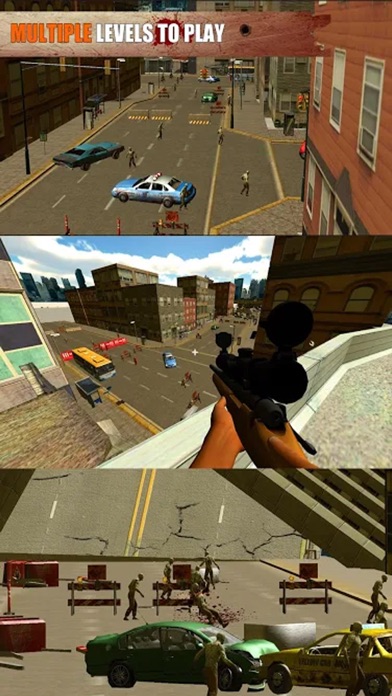 Zombie Sniper-FPS Frontier War screenshot 3