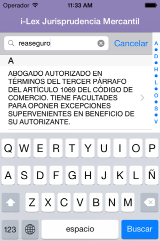 i-Lex Jurisprudencia Mercantil screenshot 2