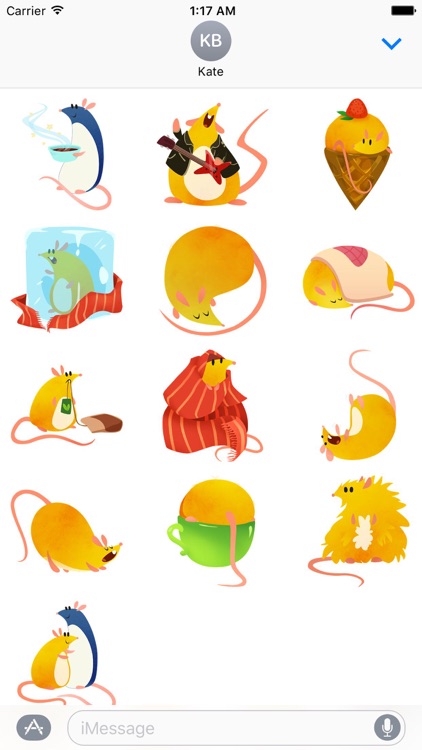 Funny Mouse MouseMoji Sticker