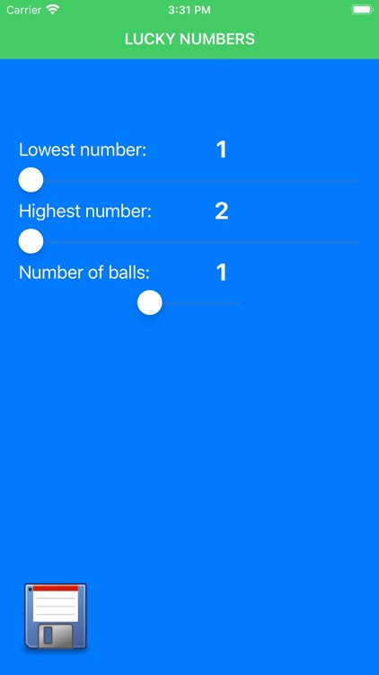 The Lucky Lottery Numbers