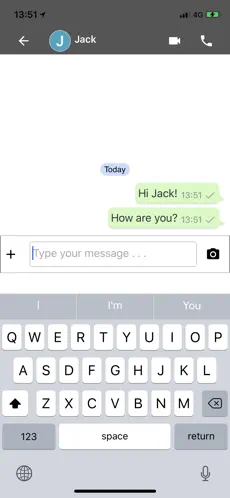 Screenshot 2 ChatsApp Messaging Service iphone