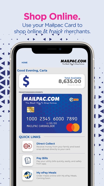 Mailpac ePay Mastercard