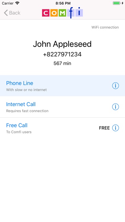 Comfi Cheap International Call