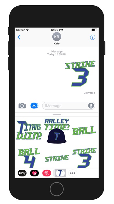 Titans Baseball Sticker Pack screenshot 2