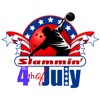 Bowling 4th of July Stickers