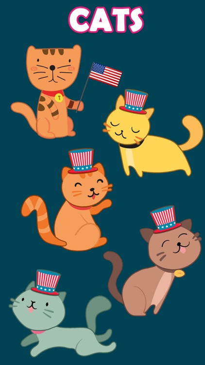Animated July Fourth Stickers