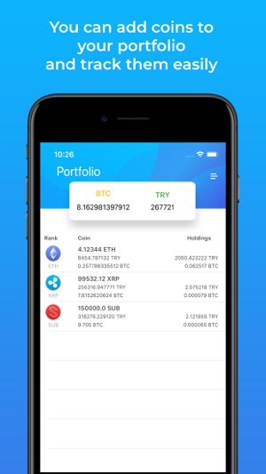 Coin Portfolio & Tracker(圖3)-速報App