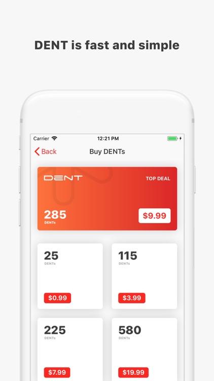DENT - Send mobile data top-up