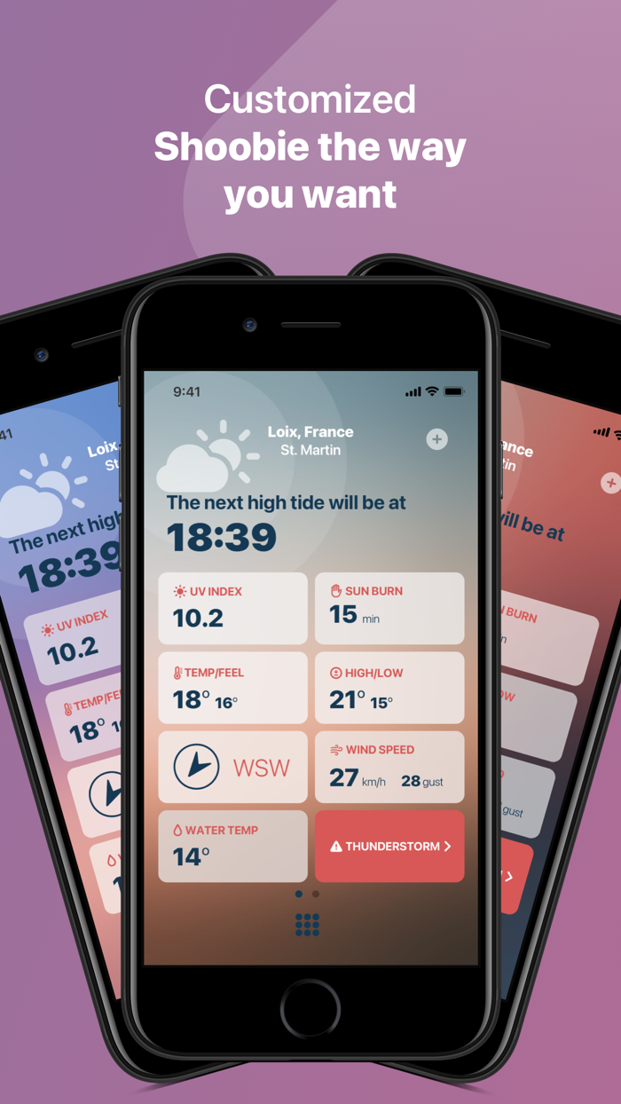Shoobie - Tide  UV Index