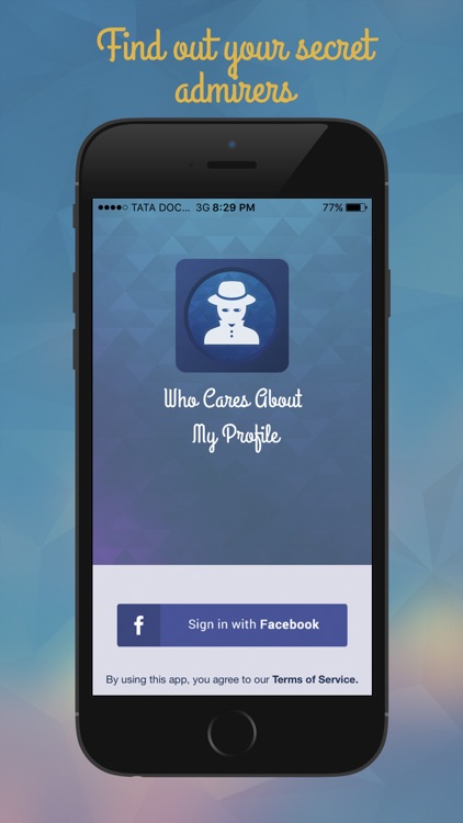 Who Cares Profile for Facebook