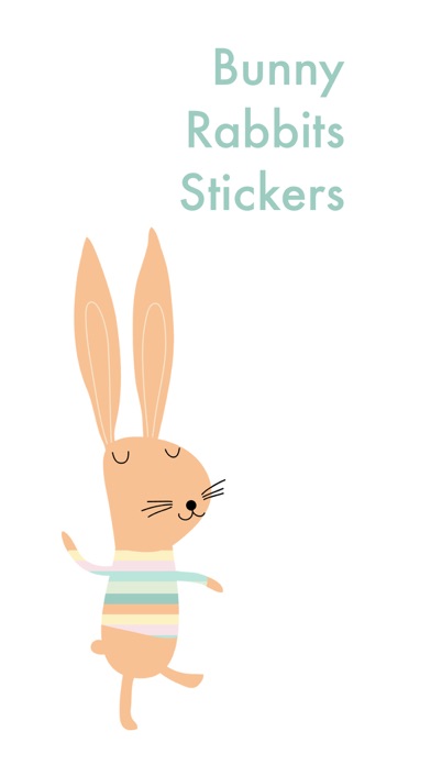 How to cancel & delete Bunny Rabbits Stickers from iphone & ipad 1