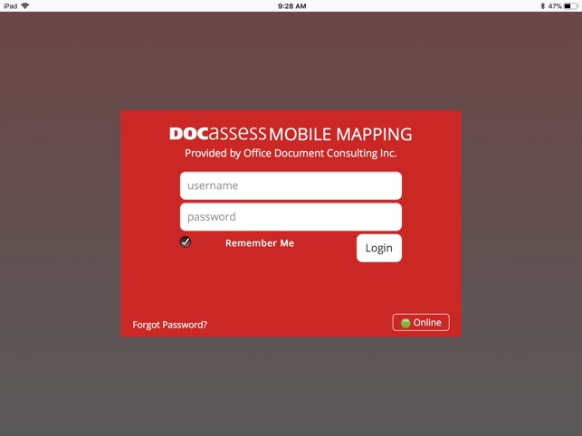 DOCAssess mapping app