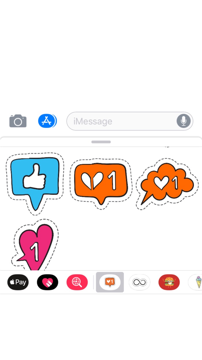 Insta Like Stickers