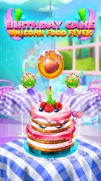 Birthday Cake - Unicorn Food Captura de tela 1