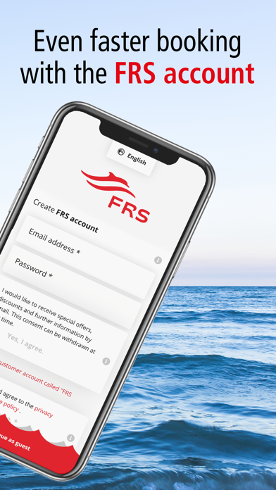 FRS Travel ferry booking screenshot 2