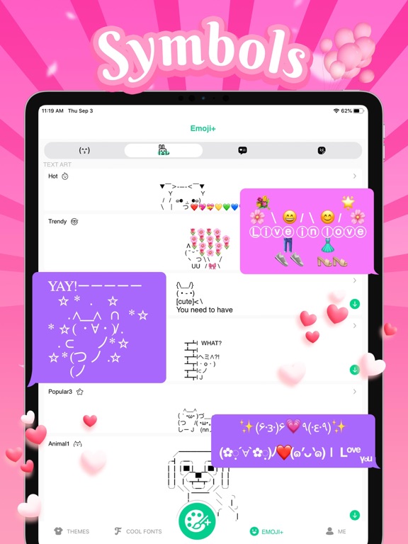iPad Image of Kika Keyboard for iPhone, iPad