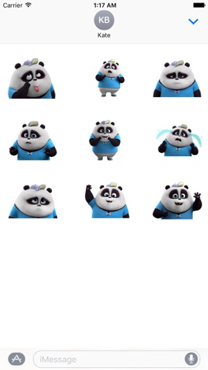 Funny Panda Animated Stickers(圖2)-速報App