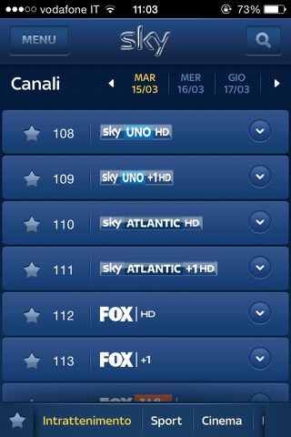 Sky Guida TV screenshot 2